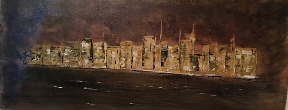 Ellen Nicholls — Midday Cityscape – Whilst the Outback Is Burning