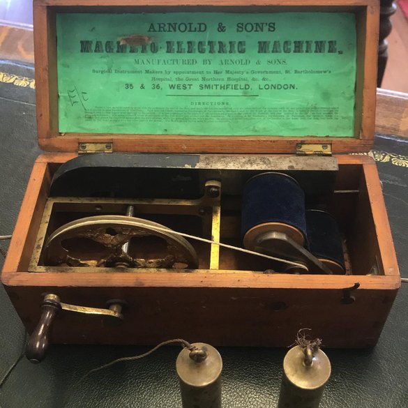 Victorian Arnold & Sons Magneto-Electric Medical Machine – London c.1870–1885 – Working