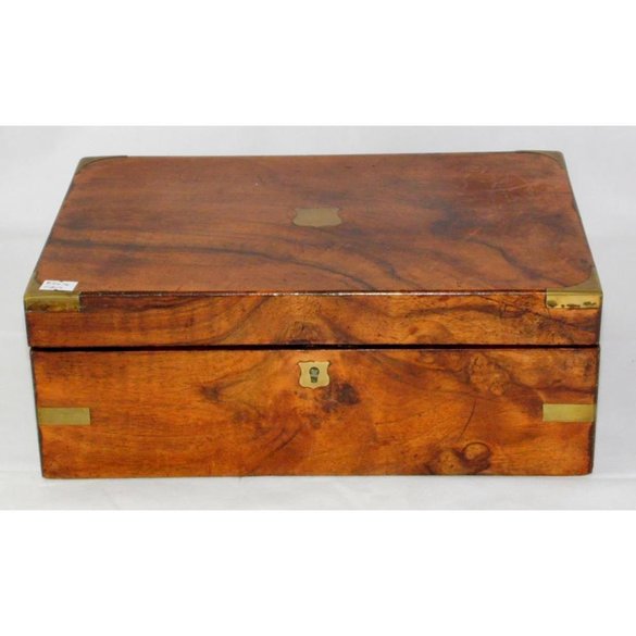 Victorian Figured Mahogany Writing Slope – c.1850–1870