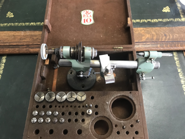 Vintage Pultra English made Watchmakers lathe