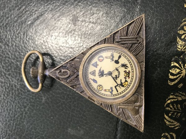 Vintage Masonic Pocket Watch