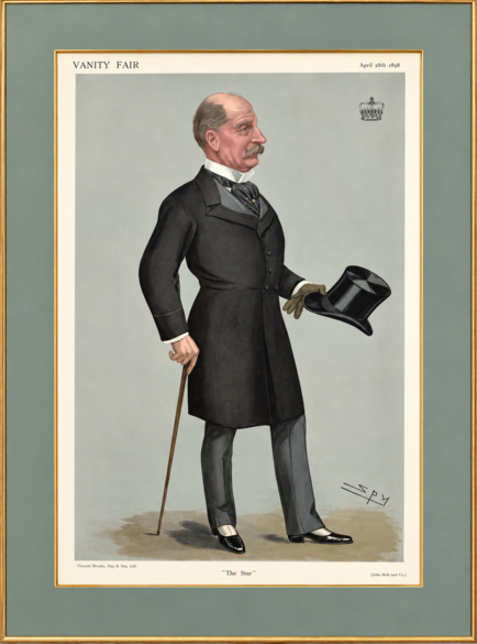 1898: Vanity Fair Caricature. "The Star"