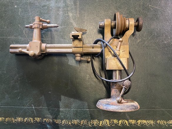 Vintage G. Boley / Lorch Style 6mm Geneva Watchmakers Lathe + 9 Micro Collets