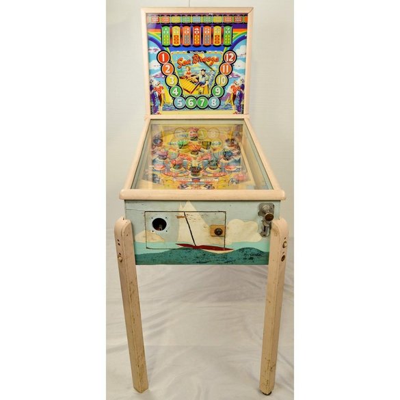 UNITED “SEA BREEZE” PINBALL MACHINE — 1946