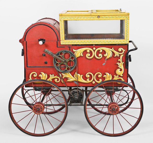 O.Y. BARTHOLOMEW “TASTY CRISP” PEANUT & POPCORN ROASTING CART